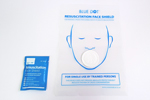 Blue Dot™ Resuscitation Face Shield with Filter Paper