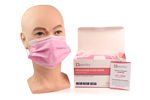 Omnitex Type IIR Fluid Resistant Pink Face Masks